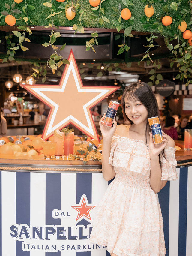 🍹Happy Hour 嘆返杯Sanpellegrino夏日雞尾酒  每次嚟香港嘉里酒店百味村，都覺得呢度好Relax！ 呢度總喺會有好多外國人喺到 Happy Hour  最近推出歡樂時光優惠，所
