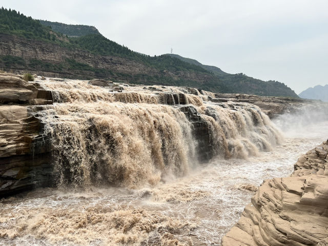 🌊 Hukou Waterfall — The Roaring Power of the Yellow River