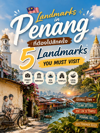 5 Must-Visit Landmarks in Penang.