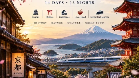西日本を巡る絶景ルート：大阪から福岡まで駆け抜ける最高の14日間 — traveler post in 美祢