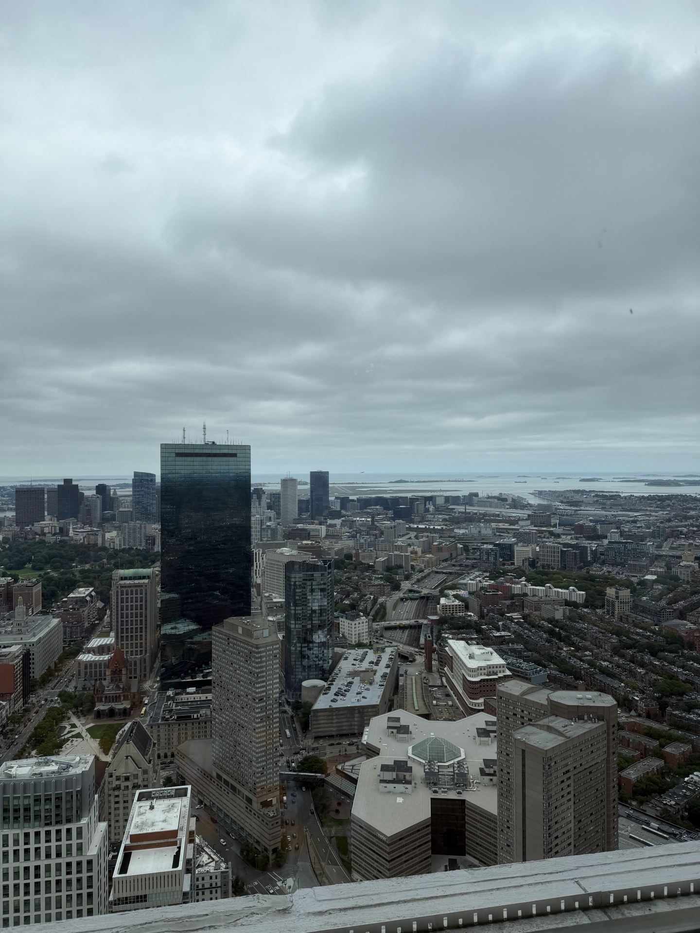 Overlooking the Charles River and the Atlantic Ocean from the 52nd floor! View Boston's brand new high-altitude observation deck.