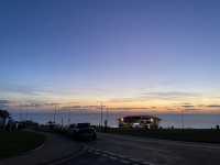  Mesmerizing Sunset Over Hunstanton's Coastal Horizon