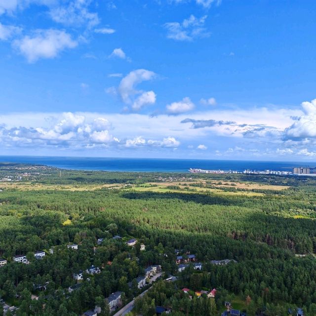 The highest open-view platform in the Nordic countries!🗼