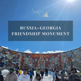 Russia-Georgia Friendship Monument, Gudauri, Georgia 🇬🇪