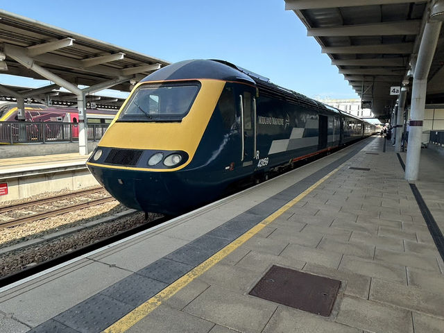 Travelling to Derby and a day out train spotting there 