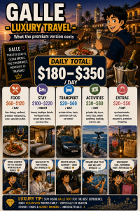 🗺️ Galle at Three Travel Budgets