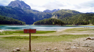 Why is the Black Lake in Montenegro called "black"? 🖤