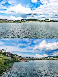千島湖西園公園,園林湖景令人陶醉