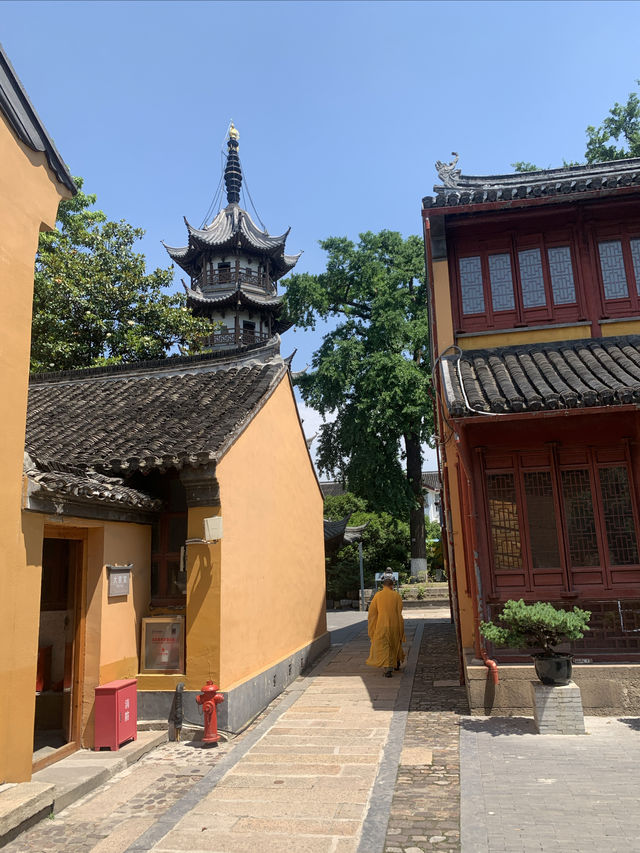 藏在南通老城區裡的小寺廟—天寧禪寺