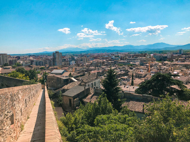 Walk Along Girona’s Ancient City Walls in Spain 🇪🇸