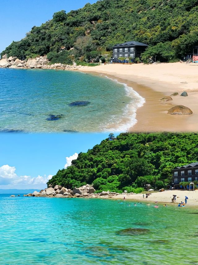 深圳的海真是藍色的