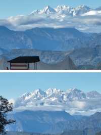 無憂谷 · 日照金山 見者好運。