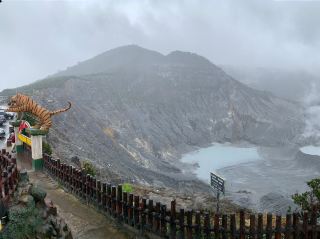 Unique Volcano Experience! Explore Tangkuban Perahu in Bandung, Indonesia.