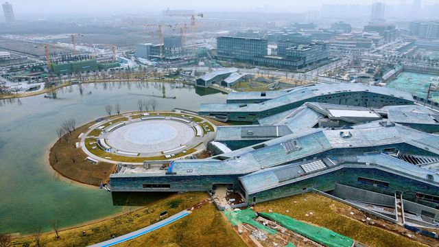 建設中的未來之瞳科學公園 建設中的未來之瞳科學公園