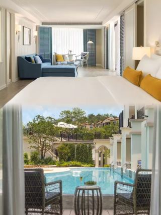 Thank you, hubby! Stayed at the pinnacle of mountain retreat aesthetics in Nankunshan
