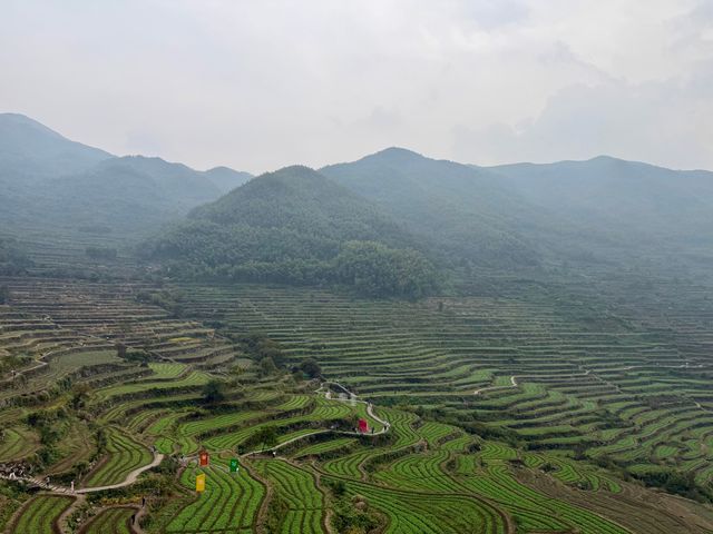 上海周邊賞秋天花板覆卮山徒步攻略｜石浪梯田美到窒息！