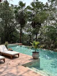 房間很大，酒店很小｜住進西雙版納的熱帶雨林裡度假