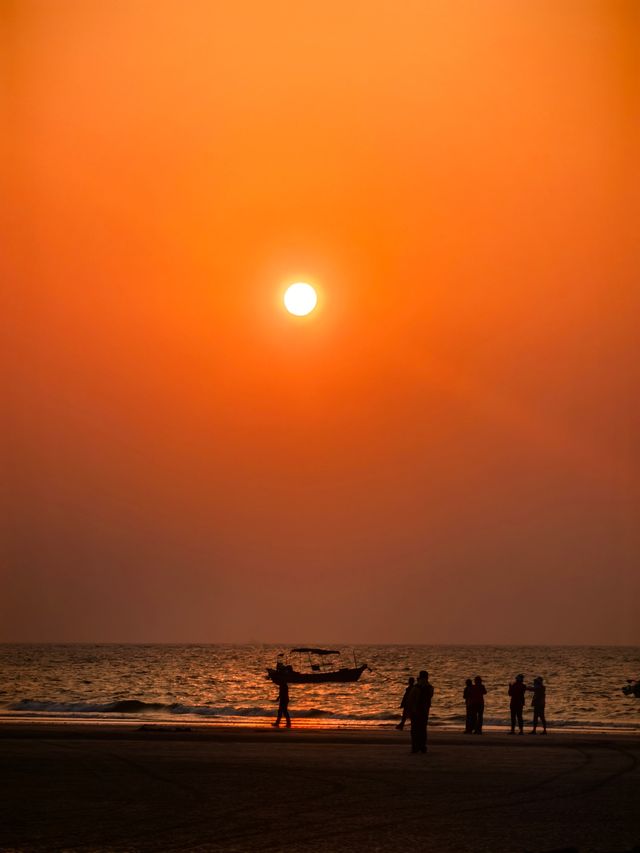 北海絕美日落觀賞地!石螺口海灘的晚霞浪漫哭了 北海絕美日落觀賞地!石螺口海灘的晚霞浪漫哭了