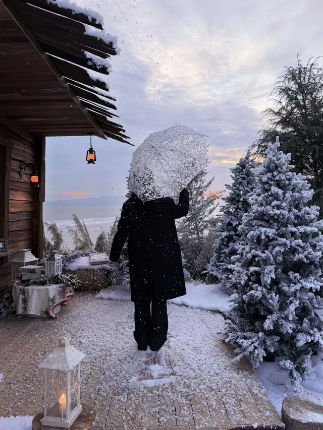 珠海！！！新店！芬蘭雪屋太好拍了！！！