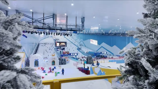 It's not that Harbin is unaffordable, but playing in the snow here in Shenzhen offers better value