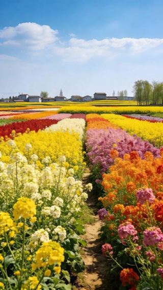 Yunmeng Hujindian Spring Super Refreshing Guide｜Ten Thousand Acres of Golden Flower Sea, Free to Explore and Eat to Your Heart's Content