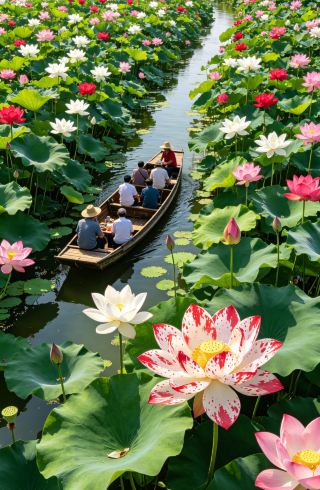 Pu Zhehei Silver-Blue Rice Field Spectacle