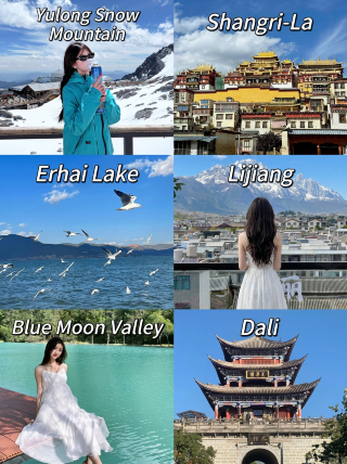 雲南旅遊攻略七天六晚人均1880詳細路線！