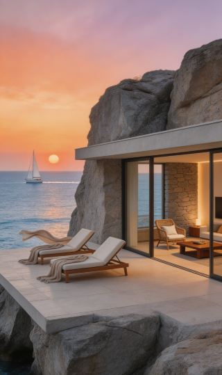 Stunning sunset spot in Kaş