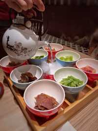 鴛鴦烤魚一次試晒兩種滋味 勁量1.3L特式飲品 爽滑桂花冰粉