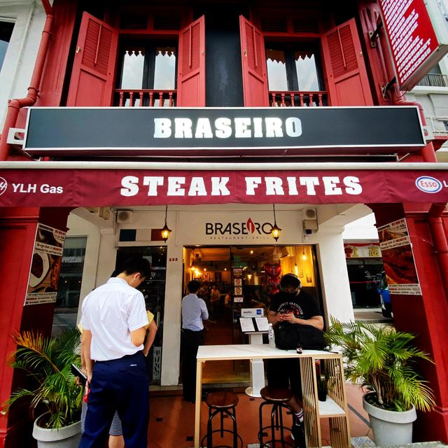 Braseiro Restaurant's Lamb Merguez and Steak!