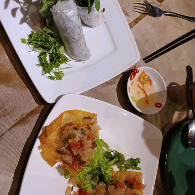 Touristy but delicious Vietnamese food