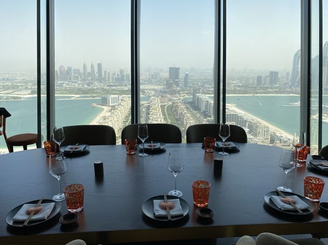 🇦🇪 팜 주메이라가 내려다 보이는 두바이 스시삼바