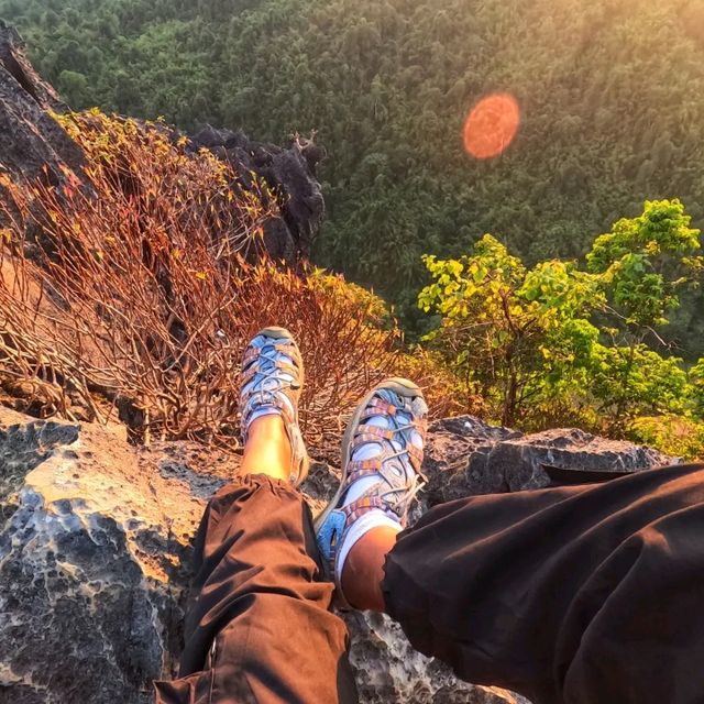 Nam xay viewpoint at Vangvieng Laos Nam xay viewpoint at Vangvieng Laos