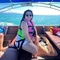 ร่องเรือชมบรรยากาศ​ เกาะแตน  สมุย