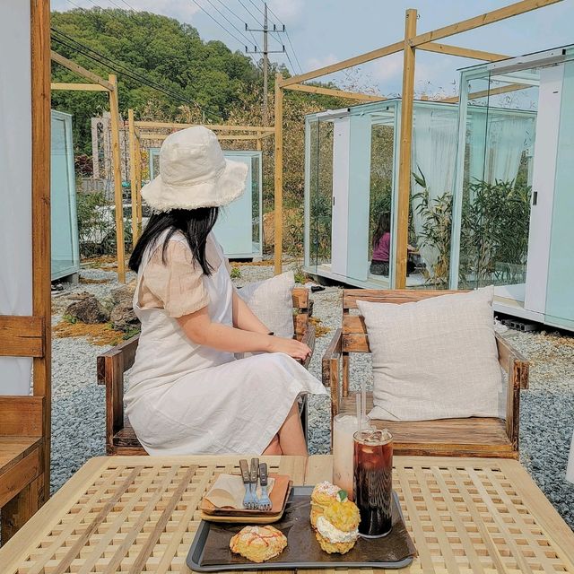용인의 프라이빗한 숲뷰 카페 기로띠