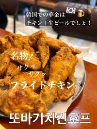 《韓国/ソウル》 地元の方からも愛されるサクッサクのフライドチキン🍗또바기 치킨
