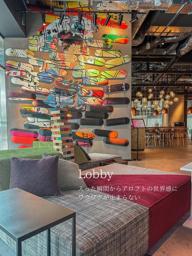【大阪】Aloft Osaka Dojima -斬新でユニークなホテル-