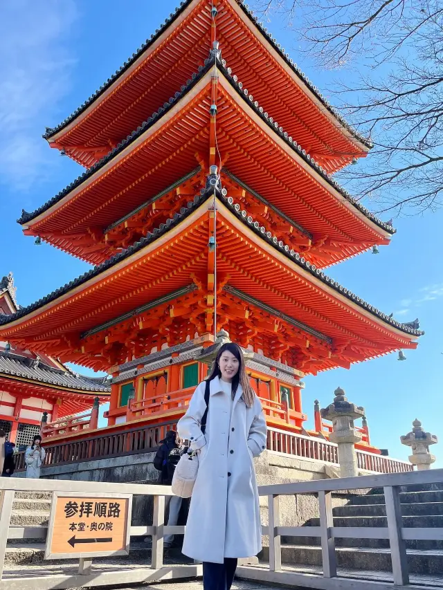 日本🇯🇵京都清水寺冬日景致❤️