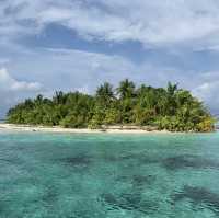 Cruising the Azure blue waters of Maldives 