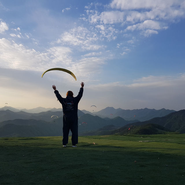 페러글라이딩하고 왔어요!