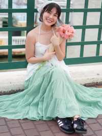 ถ่ายรูปเล่นสะพานพุทธ