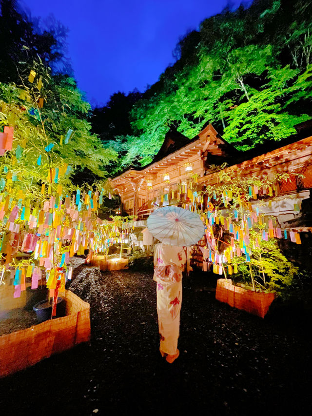 京都の奥座敷😊✨🏮七夕飾りとひかりの京都🏮✨