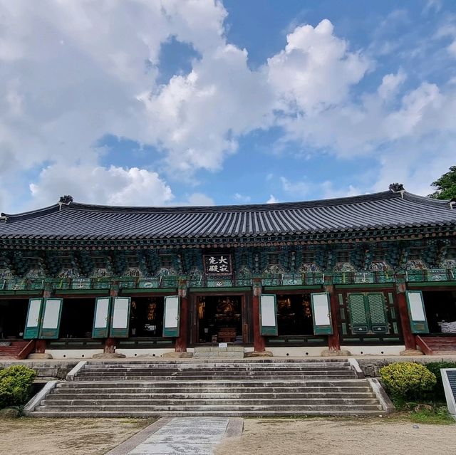 세계최대 우리나라에 하나뿐인 삼층법당보고 계곡에 발도 담그고