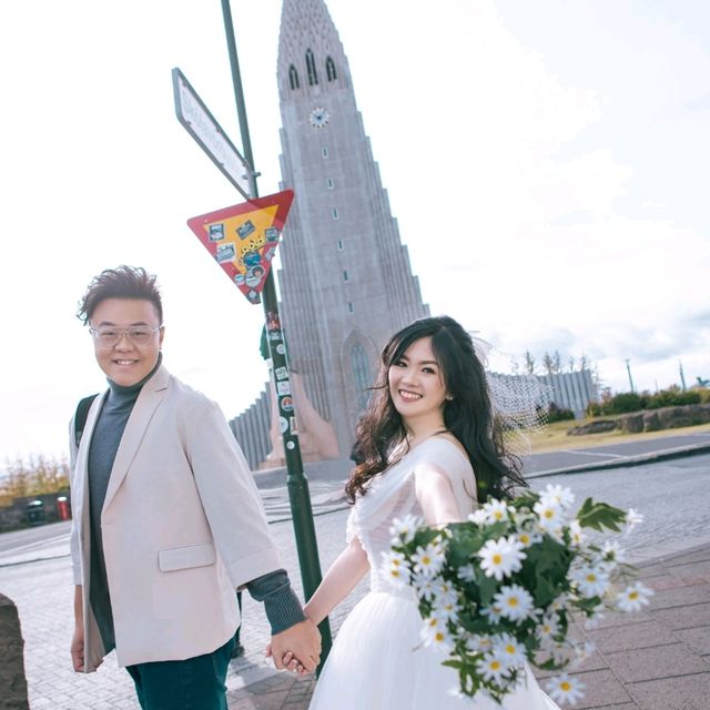 A Fairytale 'Yes' at Hallgrímskirkja: A Love Story Set in Reykjavik, Iceland