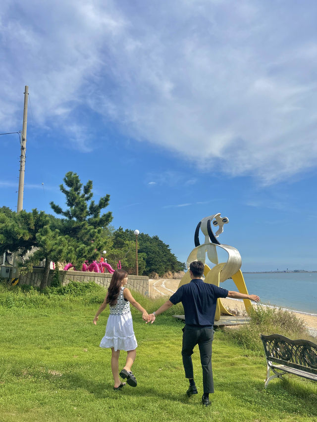 연인과 데이트하기 좋은 인천 삼형제 섬 조각공원🙋🏻‍♀️