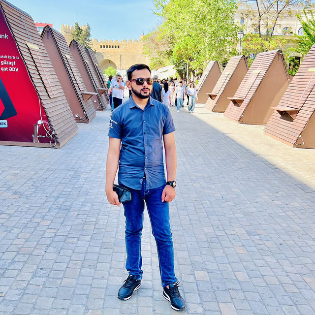 Baku old city exploring was amazing 🔥💕