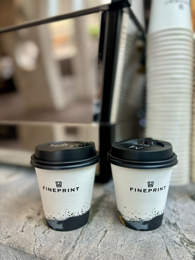 【中環】Fineprint：極受好評的咖啡品質