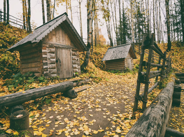 Stunning ancient wooden architecture 