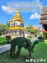 【チェンマイ】チェンマイ最古のお寺 Wat Chiang Man