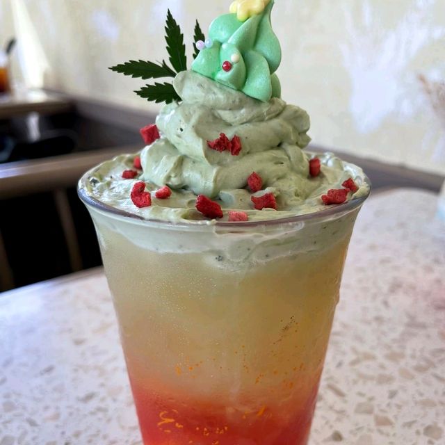 小清新韓式cafe❄️聖誕主題甜品🎅飲品🎄好有節日氣氛💖